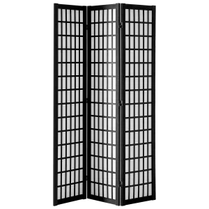 SucceBuy 3/4/6 Panel Wood Folding Privacy Screen