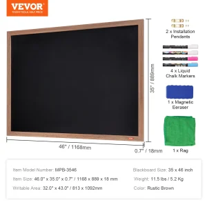 VEVOR Magnetic Chalk Board