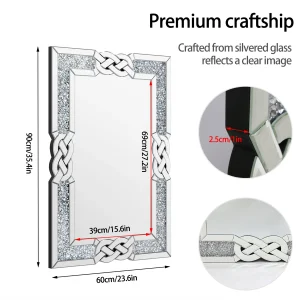 Large Crystal Mirrors